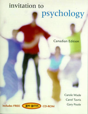 Book cover for Invitation to Psychology, Canadian Edition