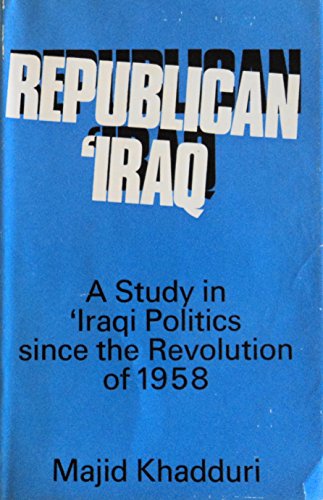 Book cover for Republican Iraq