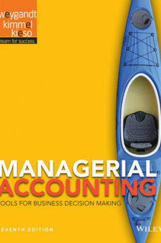 Cover of Managerial Accounting: Tools for Business Decision Making 7e + Wileyplus Registration Card