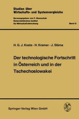 Cover of Der Technologische Fortschritt in A-Sterreich Und in Der Tschechoslowakei