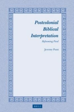 Cover of Postcolonial biblical interpretation