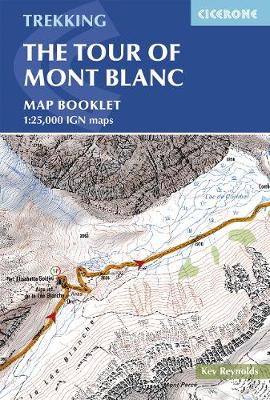 Book cover for Tour of Mont Blanc Map Booklet