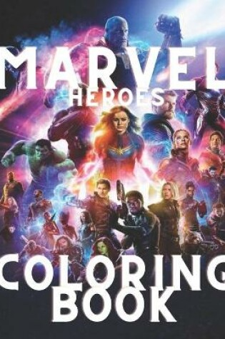 Cover of Marvel Heroes Coloring Book