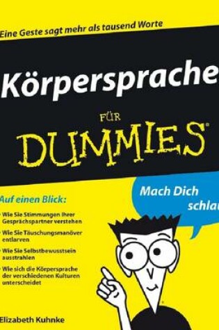 Cover of Körpersprache für Dummies