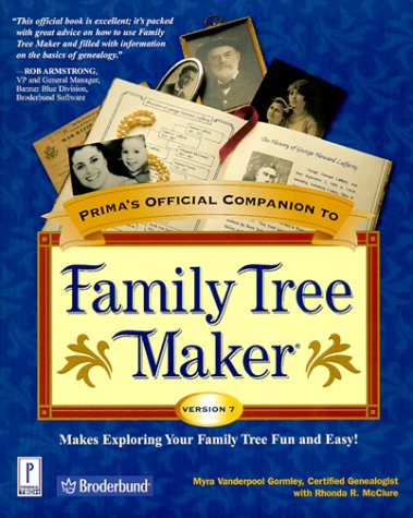 Book cover for Official Companion to Family Tree Maker Version 7