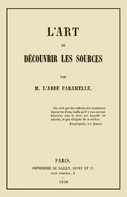 Book cover for L'Art de Decouvrir les Sources