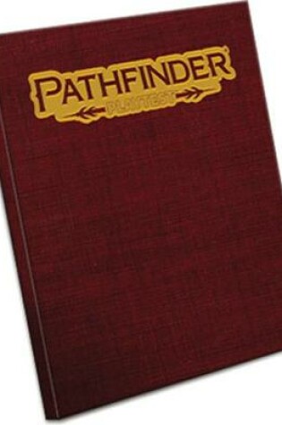 Cover of Pathfinder Playtest Rulebook Deluxe Hardcover