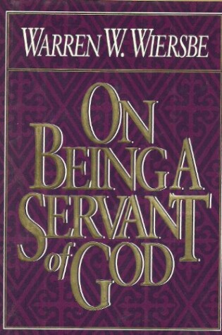 Cover of On Being a Servant of God