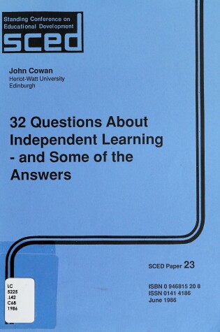 Cover of 32 Questions about Independent Education