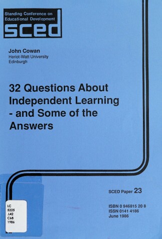 Book cover for 32 Questions about Independent Education