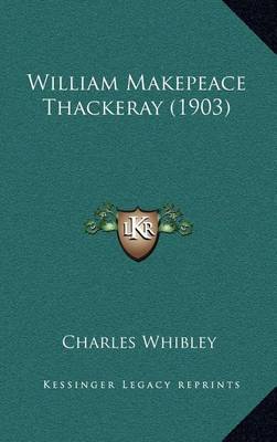 Book cover for William Makepeace Thackeray (1903)