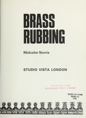 Book cover for Brass Rubbing