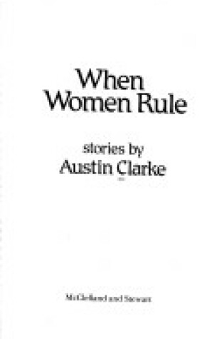 Cover of When Women Rule