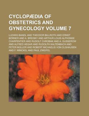 Book cover for Cyclopaedia of Obstetrics and Gynecology Volume 7