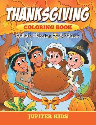 Book cover for Thanksgiving Coloring Book