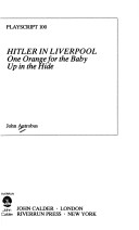 Book cover for Hitler in Liverpool and Other Plays