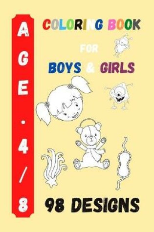 Cover of Coloring Book for Boys and Girls