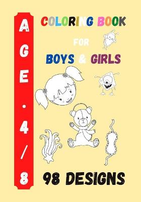 Cover of Coloring Book for Boys and Girls