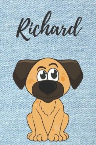 Cover of Personalisiertes Notizbuch - Hunde Richard