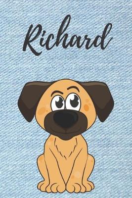 Book cover for Personalisiertes Notizbuch - Hunde Richard