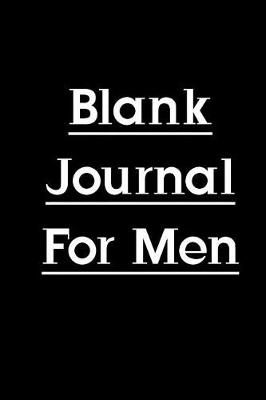 Book cover for Blank Journal For Men