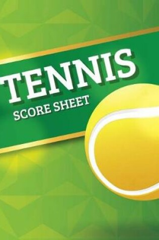 Cover of Tennis Score Sheet