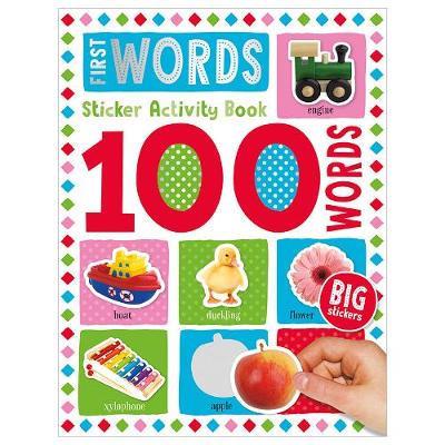 Book cover for 100 First Words Sticker Activity