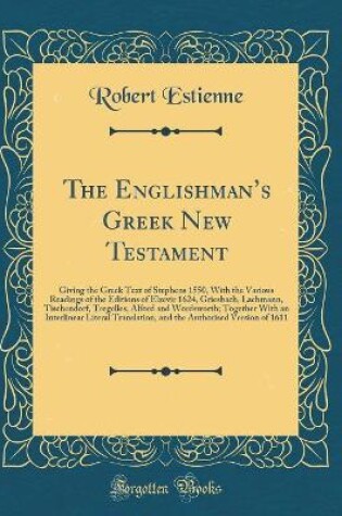 Cover of The Englishman's Greek New Testament