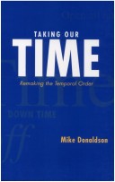 Book cover for Taking Our Time