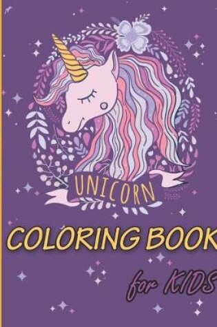 Cover of Unicorn Coloring Book for Kids