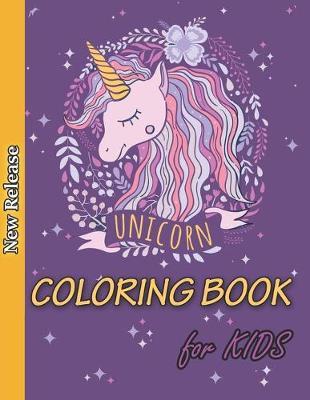 Book cover for Unicorn Coloring Book for Kids