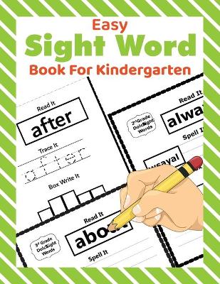 Book cover for Easy Sight Word Book For Kindergarten