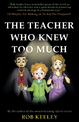 Book cover for The Teacher Who Knew Too Much