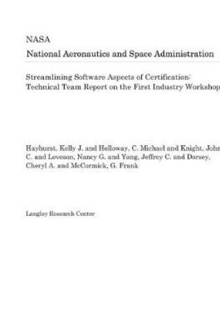 Cover of Streamlining Software Aspects of Certification