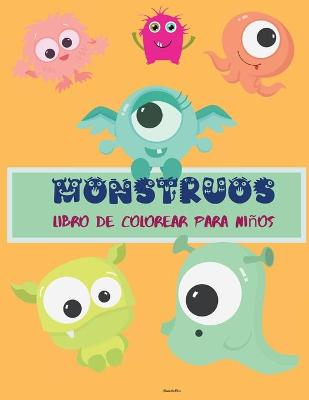 Book cover for Monstruos libro para colorear para niños