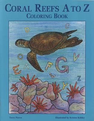 Book cover for Coral Reefs A to Z Coloring Book