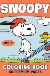 Book cover for Snoopy Coloring Book Vol1