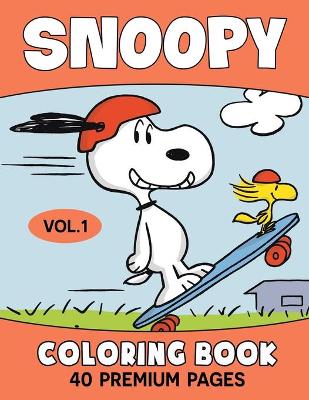 Cover of Snoopy Coloring Book Vol1