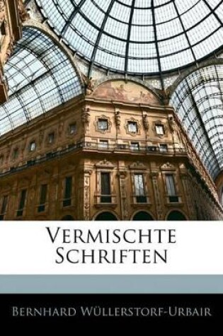 Cover of Vermischte Schriften