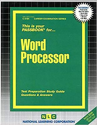 Book cover for Word Processor