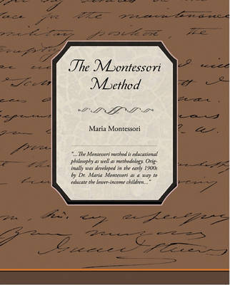 Book cover for The Montessori Method (eBook)