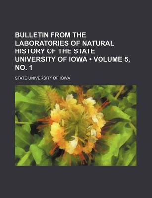 Cover of Bulletin from the Laboratories of Natural History of the State University of Iowa