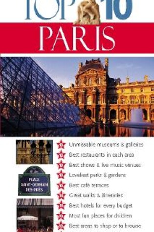 Cover of DK Eyewitness Top 10 Travel Guide: Paris