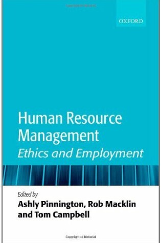 Cover of Human Resource Management