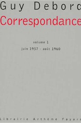 Cover of Correspondance - Volume 1