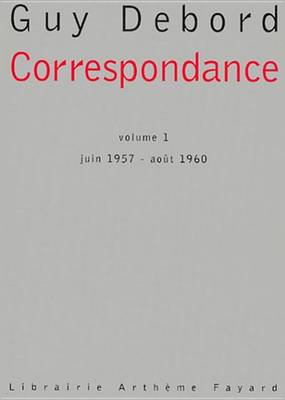 Book cover for Correspondance - Volume 1