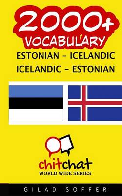 Book cover for 2000+ Estonian - Icelandic Icelandic - Estonian Vocabulary