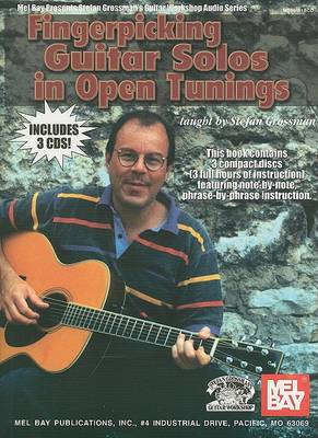 Book cover for Fingerpicking Guitar Solos in Open Tunings