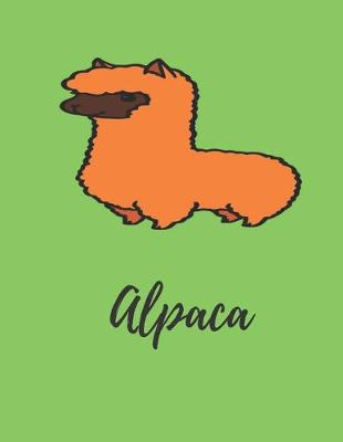 Book cover for Alpaca Notebook