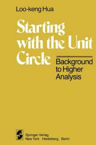 Cover of Starting with the Unit Circle